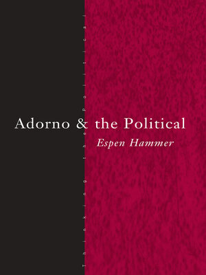 cover image of Adorno and the Political